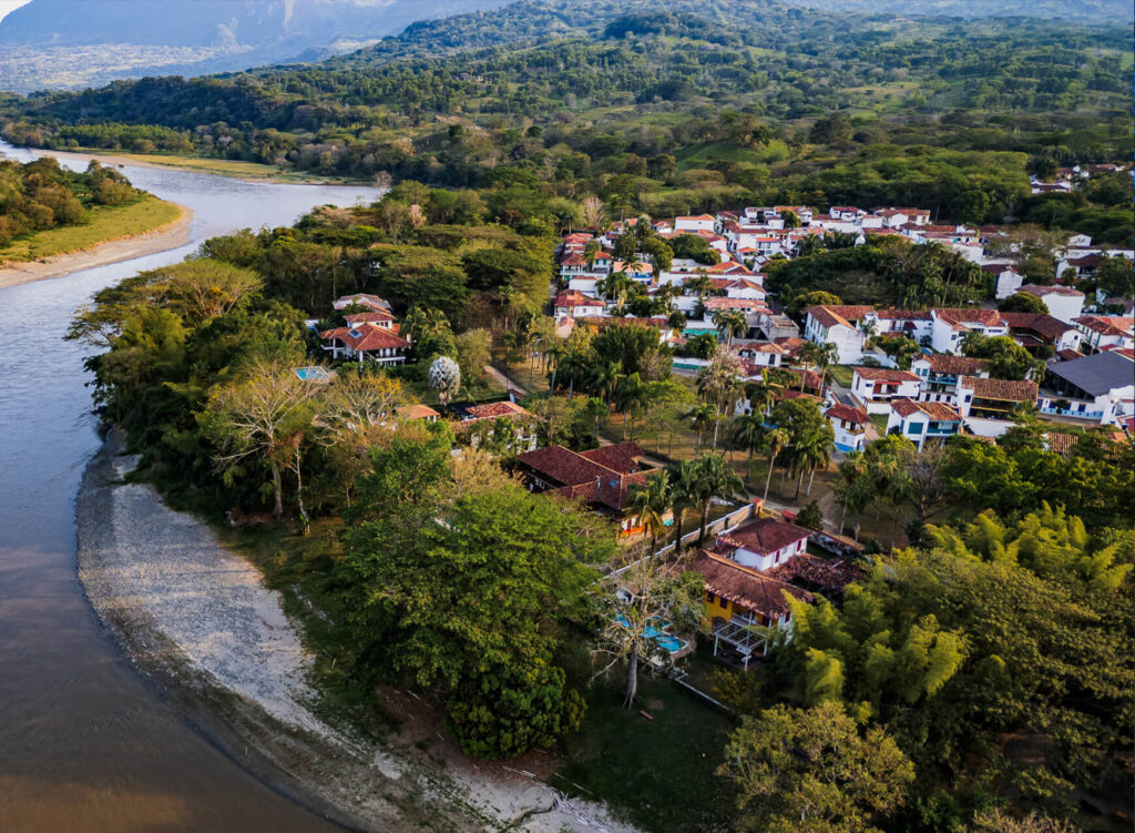 Foto aérea Cauca Viejo